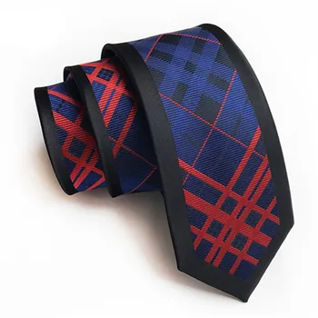 6typ Nové Módne Koberčeky Polyester Väzby Pre Mužov Svadobný Oblek Gravata Black Krku Kravatu Cravat Kravata Strany obchodu