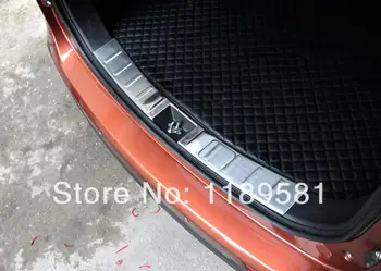 Pre Mitsubishi Outlander Roky 2013-2015 Nehrdzavejúcej Ocele Interiéru Vnútorné Zadný Nárazník Parapet Protector !