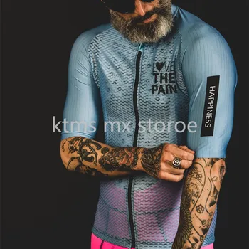 kvalitný cyklistický dres mužov mtb cyklistické tričko priedušný rýchlo sa odparujúci oka mikina s krátkym rukávom pánske košele